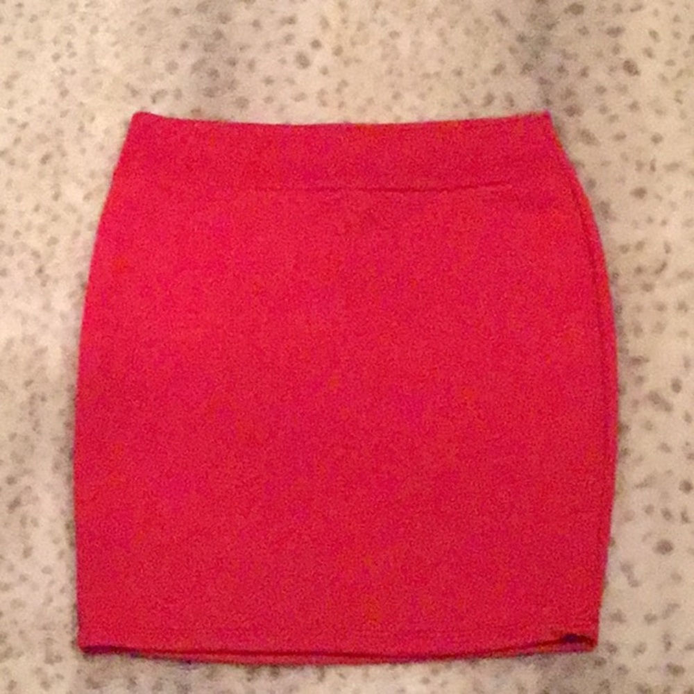 NWT Cherry Red Pinup Punk Mini Skirt Large